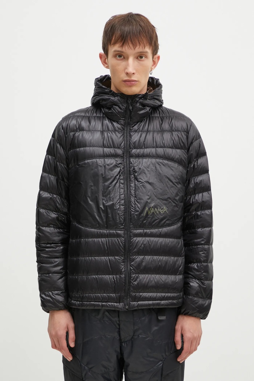Nanga down jacket Ultilight Down Parka Packable men's black color Nanga down jacket Ultilight Down Parka Packable men's black color