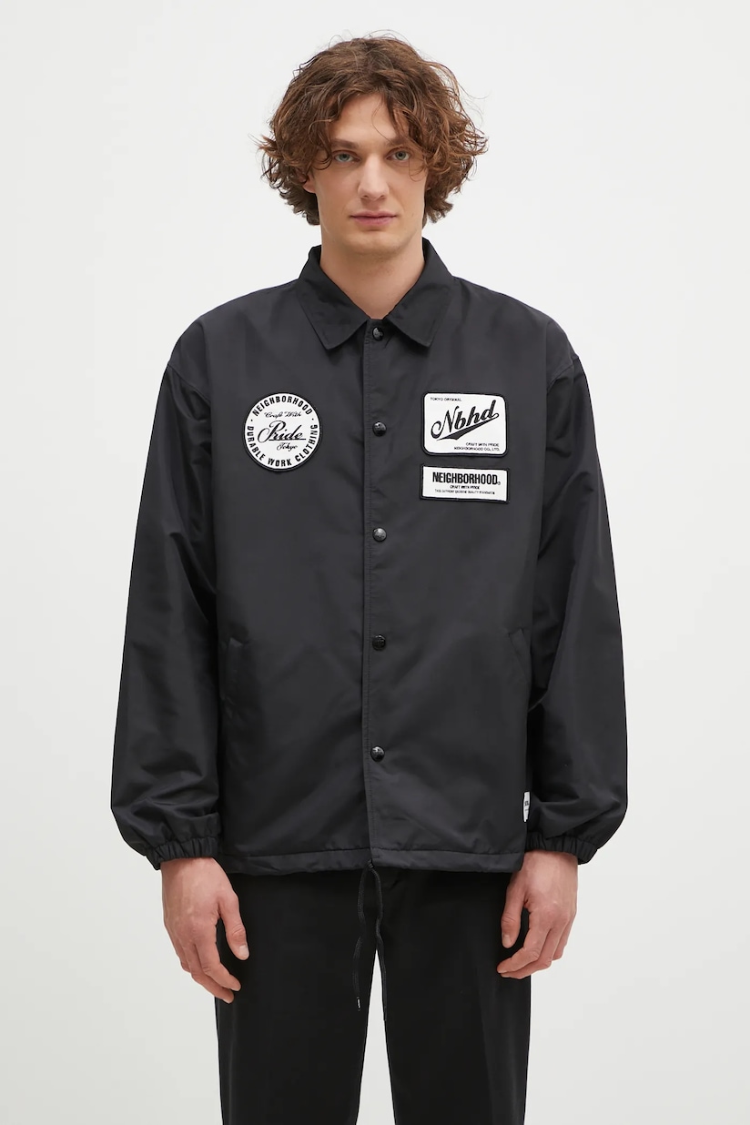 Carhartt WIP wool blend jacket Wool Coach Jacket black color Carhartt WIP wool blend jacket Wool Coach Jacket black color