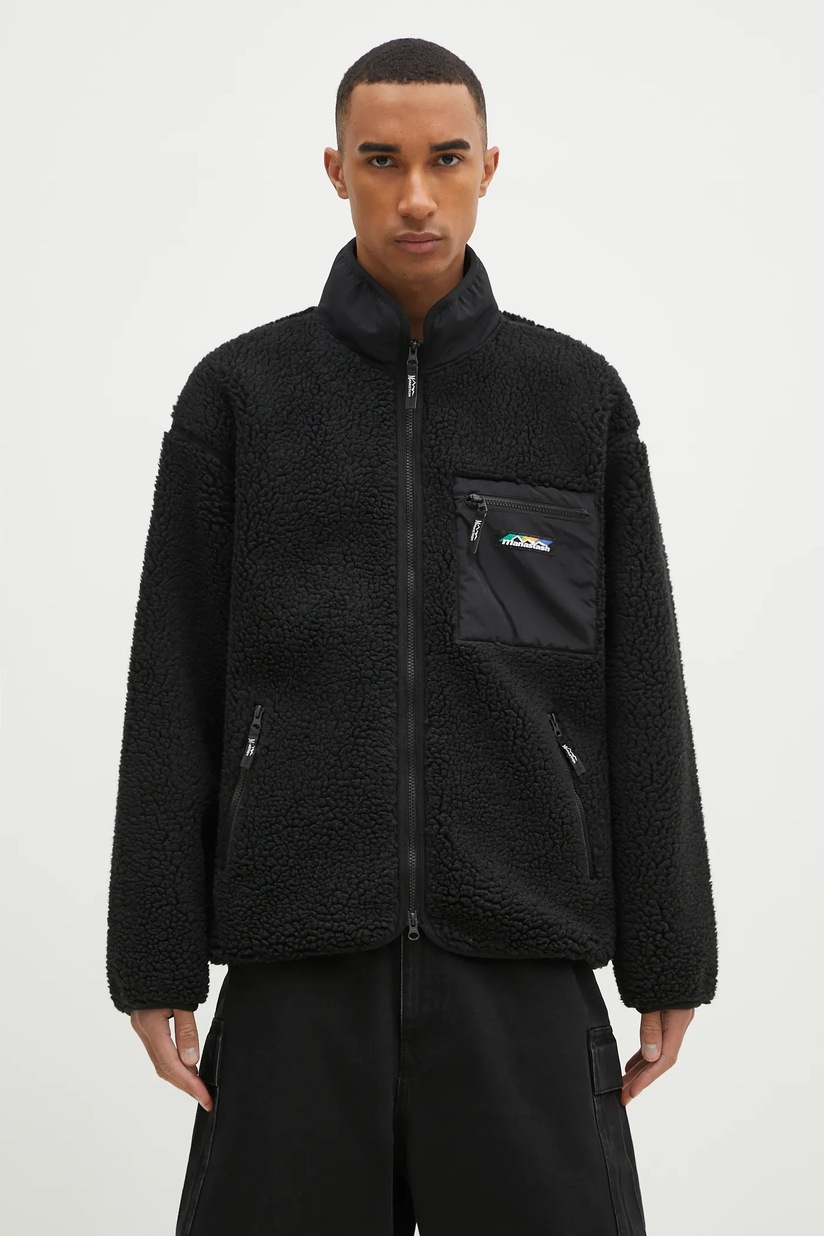 Rick Owens jacket Snapfront men's black color at PRM US