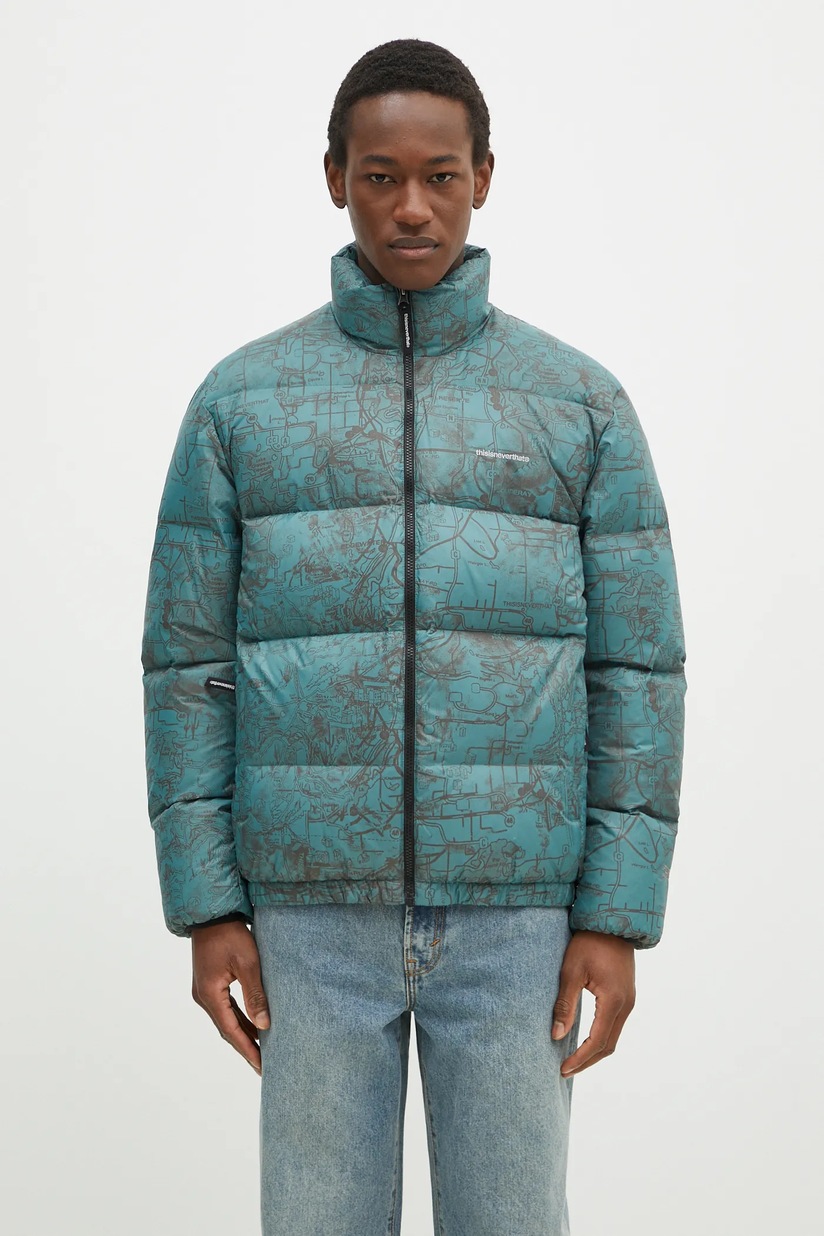 thisisneverthat down jacket PERTEX T Down Jacket men's black