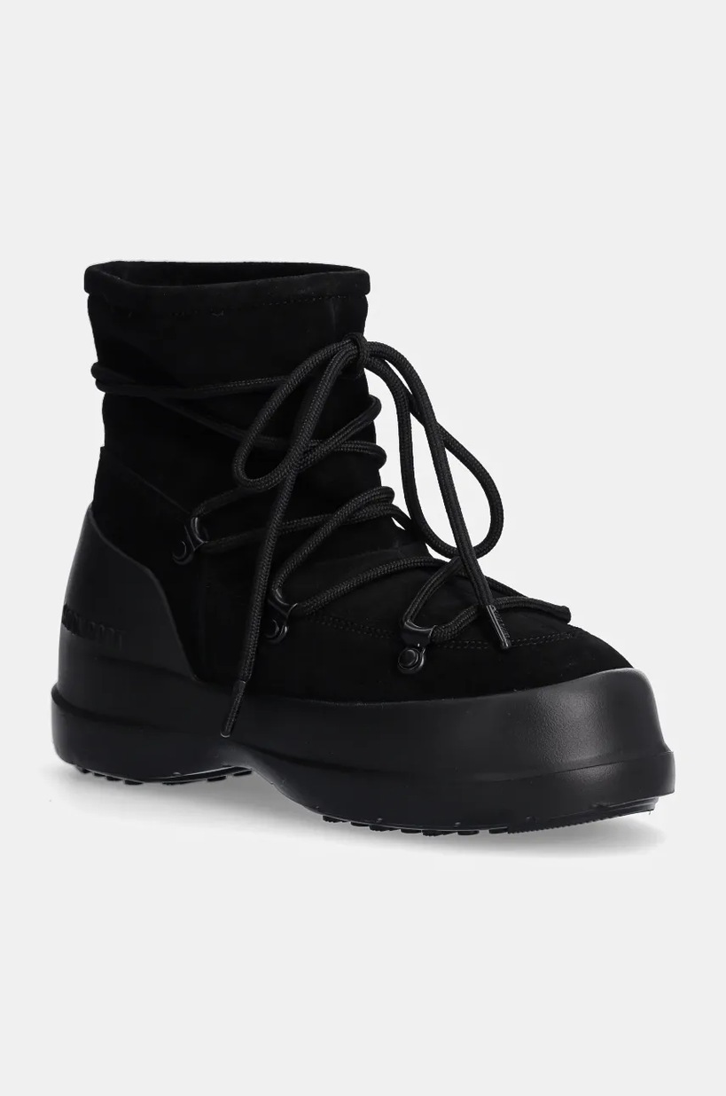 【Lune】MEDI SCOOP OUT SHORT BOOTS Moon Boot snow boots MB ICON LOW FAUX FUR black color 80D1409390