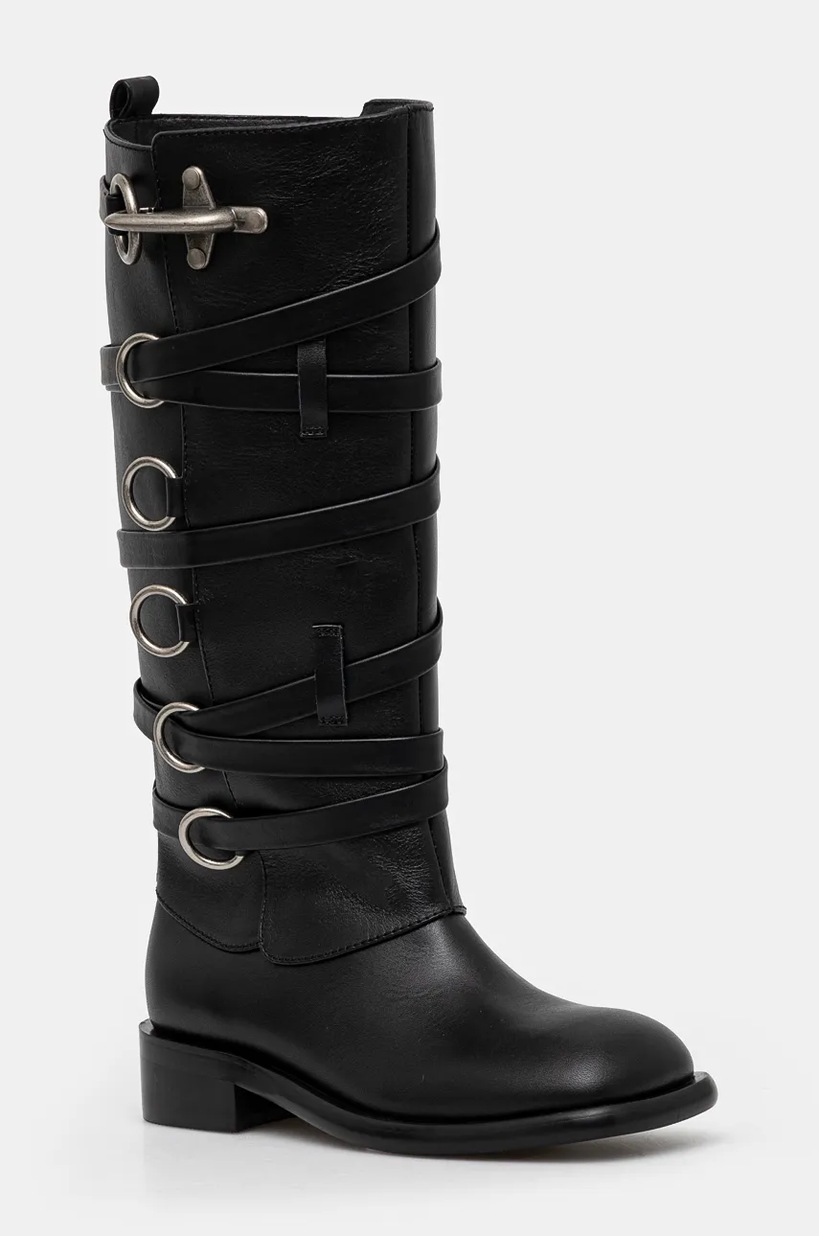 Сапоги Rick Owens DRKSHDW High Sock Sneaks цвет чёрный на плоском