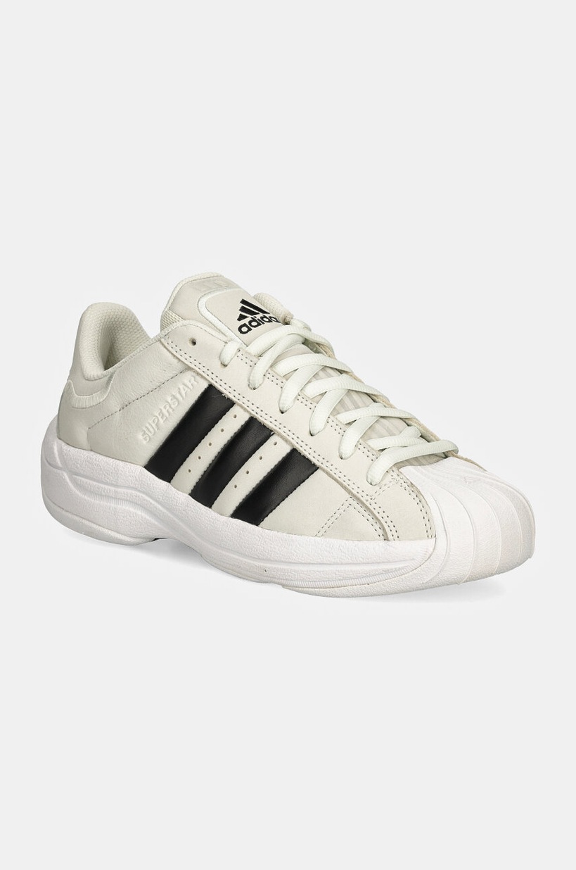 Кожаные кроссовки adidas Originals Kick 74 цвет белый IF9509 на PRM