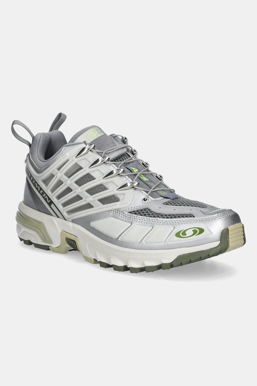 MM6 Maison Margiela sneakers x Salomon silver color S59WS0214