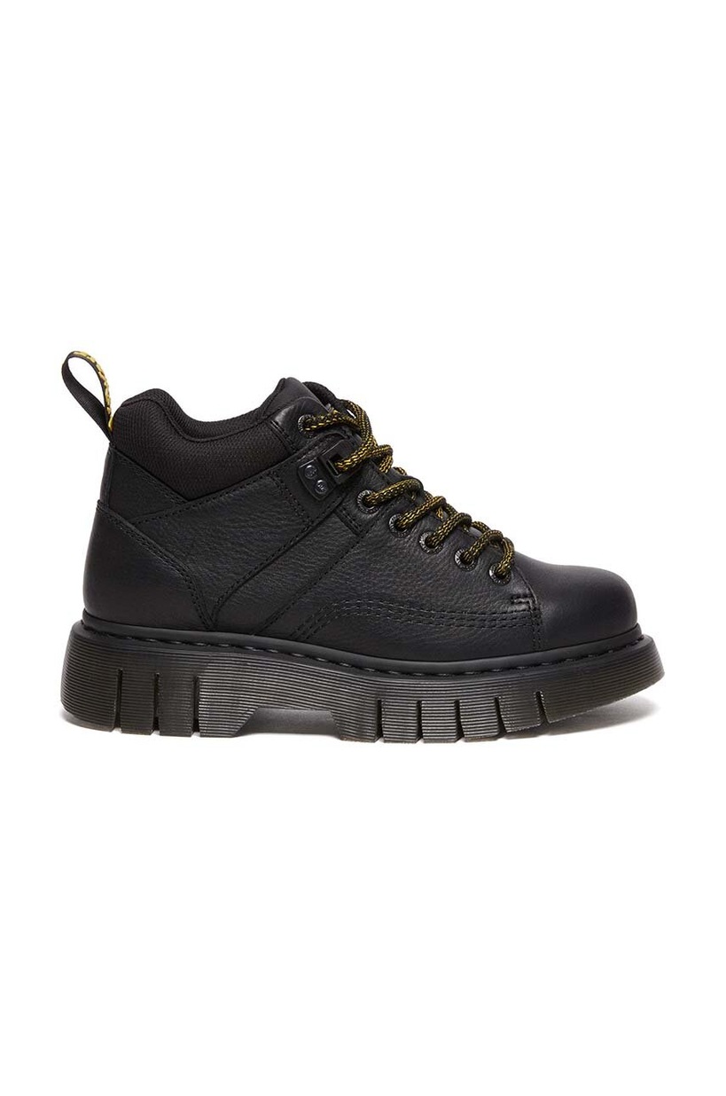 Dr. Martens bocanci de piele Jadon III femei, culoarea negru, cu