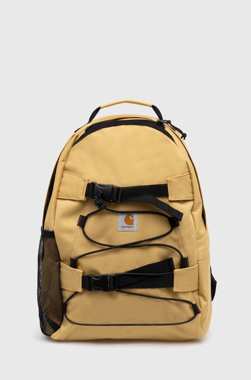 Carhartt WIP backpack Kickflip Backpack yellow color smooth