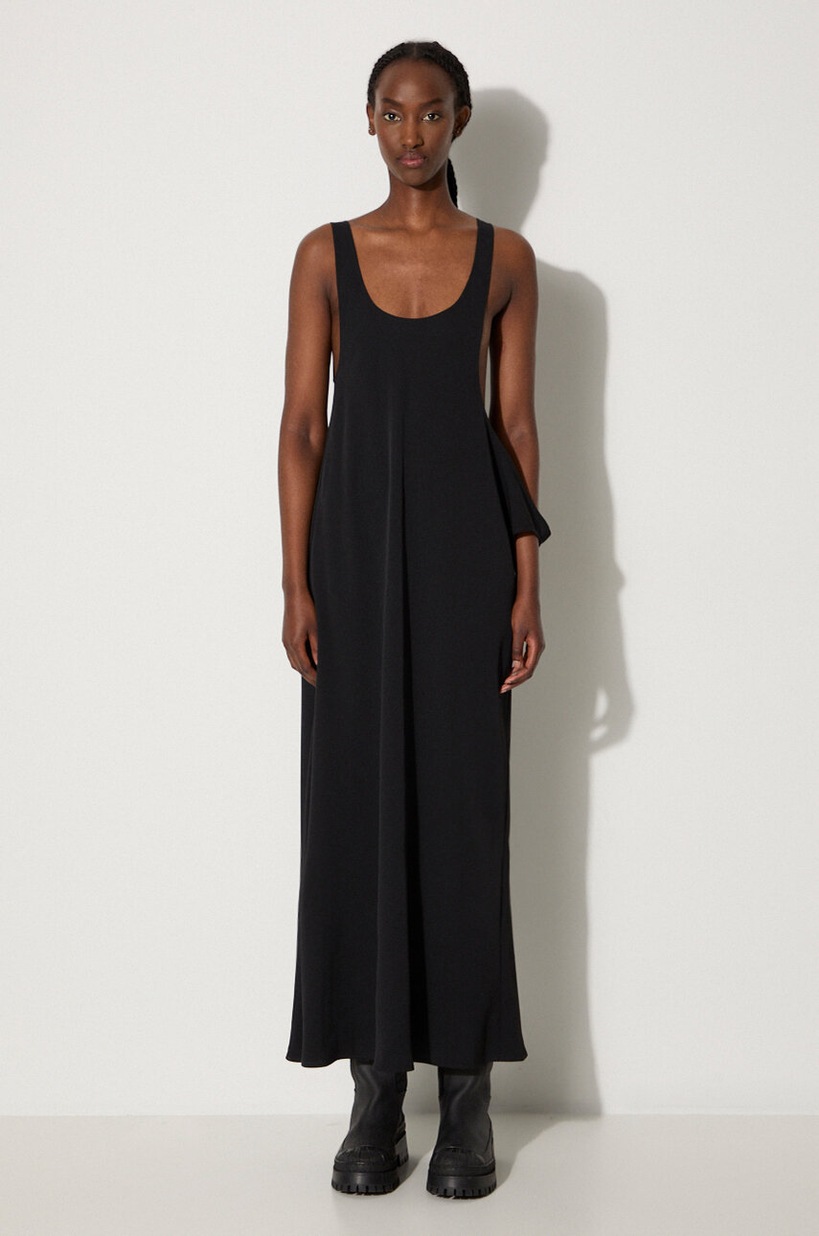 MM6 Maison Margiela dress black color S62DD0038.S37977 at PRM US