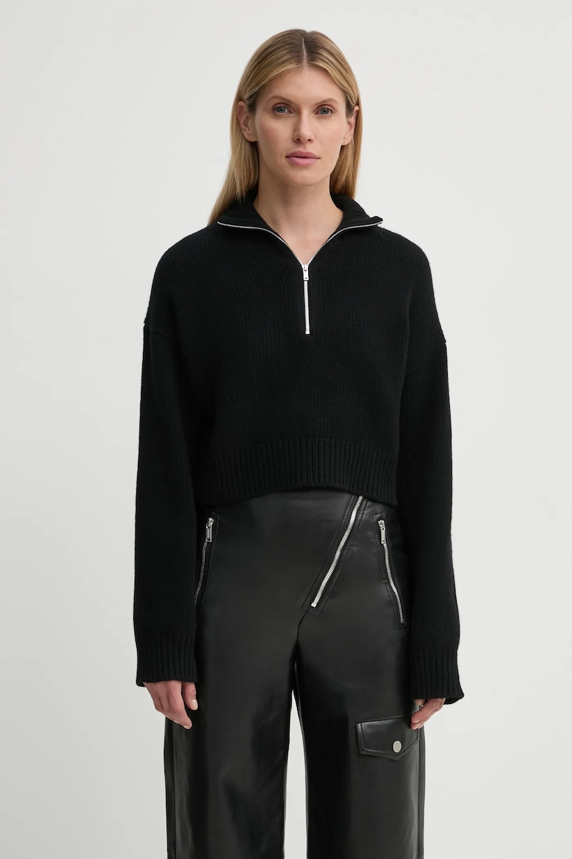 Carhartt WIP cotton jumper Signature Sweater black color Carhartt WIP cotton jumper Signature Sweater black color