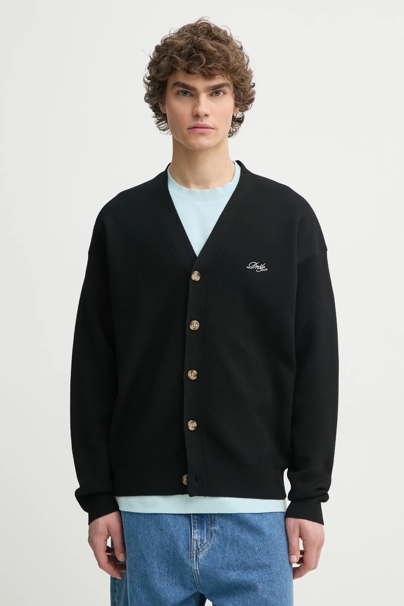 Шерстяной кардиган C.P. Company Knitwear Cardigan In Re-Wool цвет