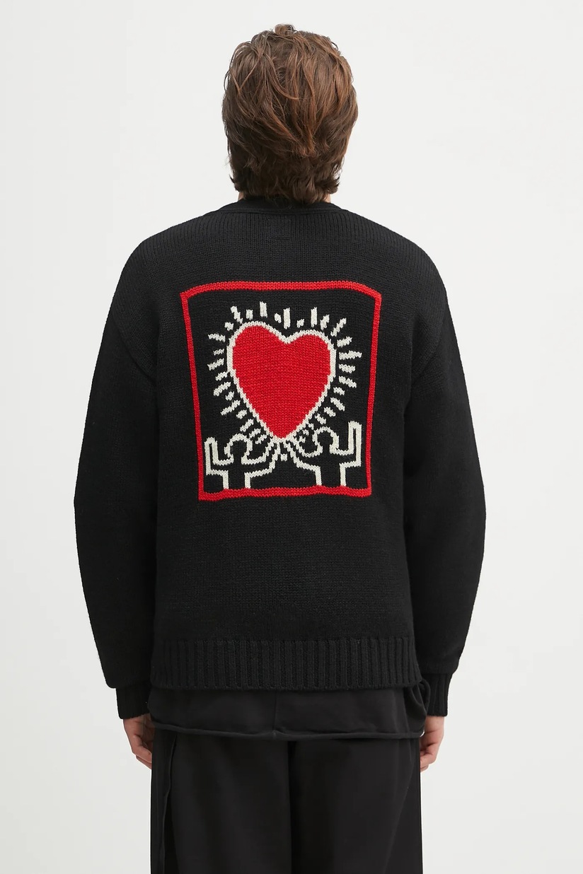 Wacko Maria woolen cardigan x Keith Haring PRM EU