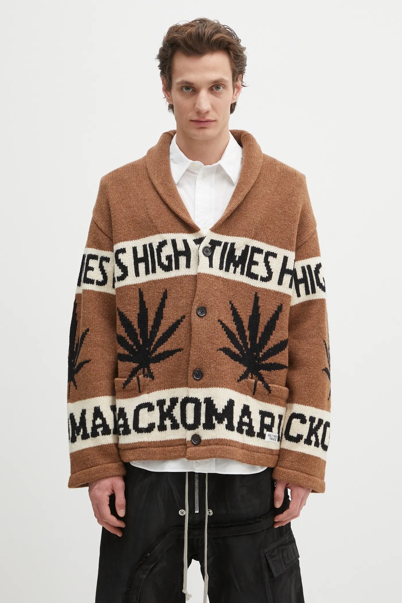 Wacko Maria woolen cardigan x Keith Haring PRM EU
