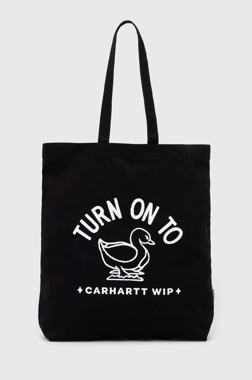 Carhartt WIP torebka Canvas Graphic Tote kolor biały I031597
