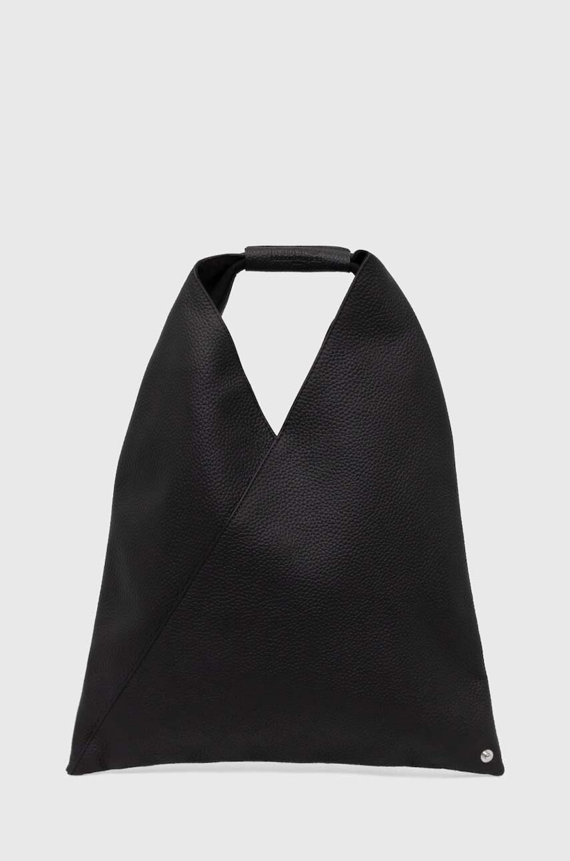 MM6 Maison Margiela leather handbag black color SB5ZH0022.P7187