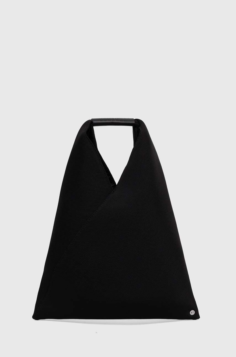 MM6 Maison Margiela leather handbag black color SB5ZH0021.P7187