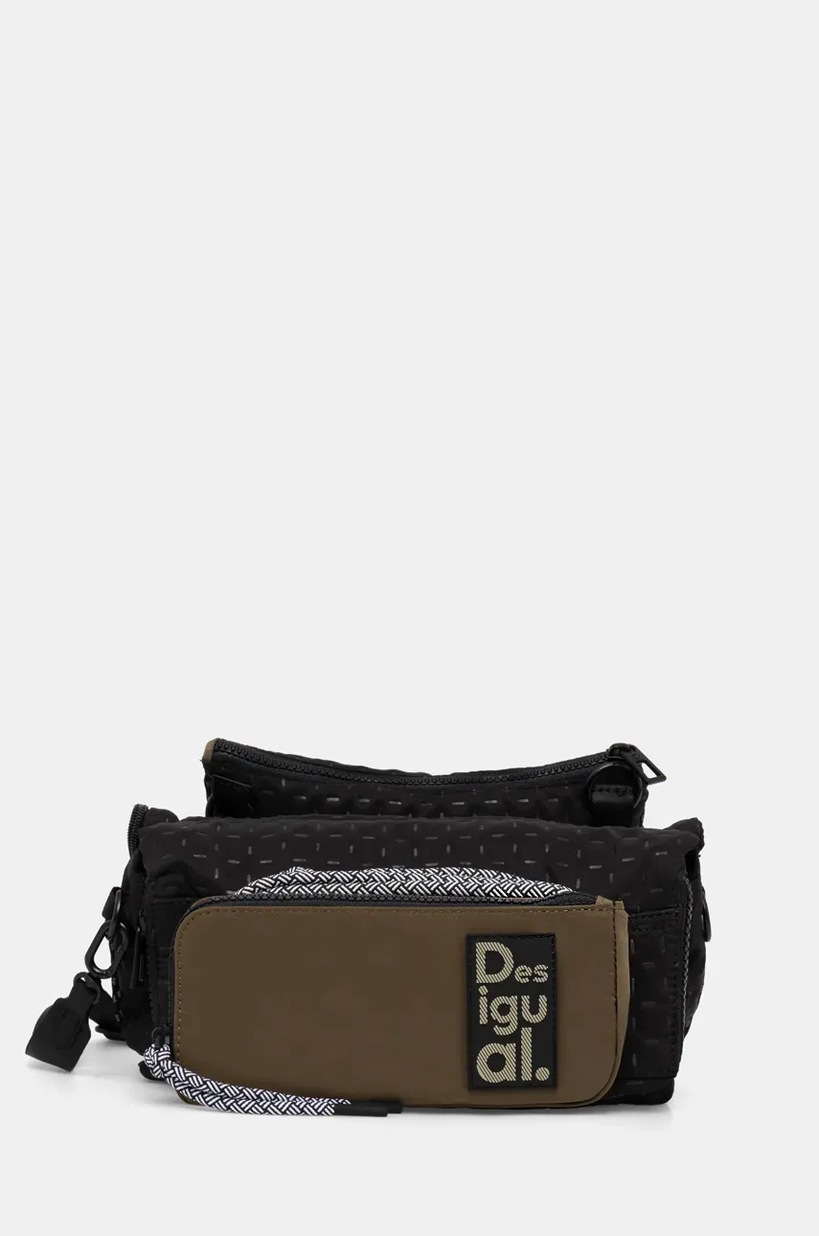 Borsa Desigual Half Astana Ecru - Tracolla Donna In Pelle Sintetica, Colore Bianco - Foto 4