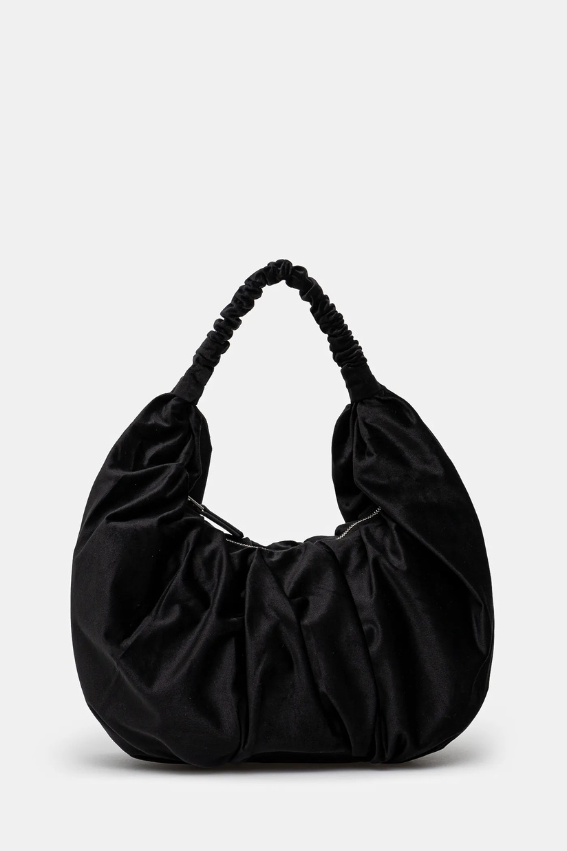 美品J.W. ANDERSON 黒23cm ファスナー　フリルブーティ JW Anderson handbag Ruffle Shopper PRM EU