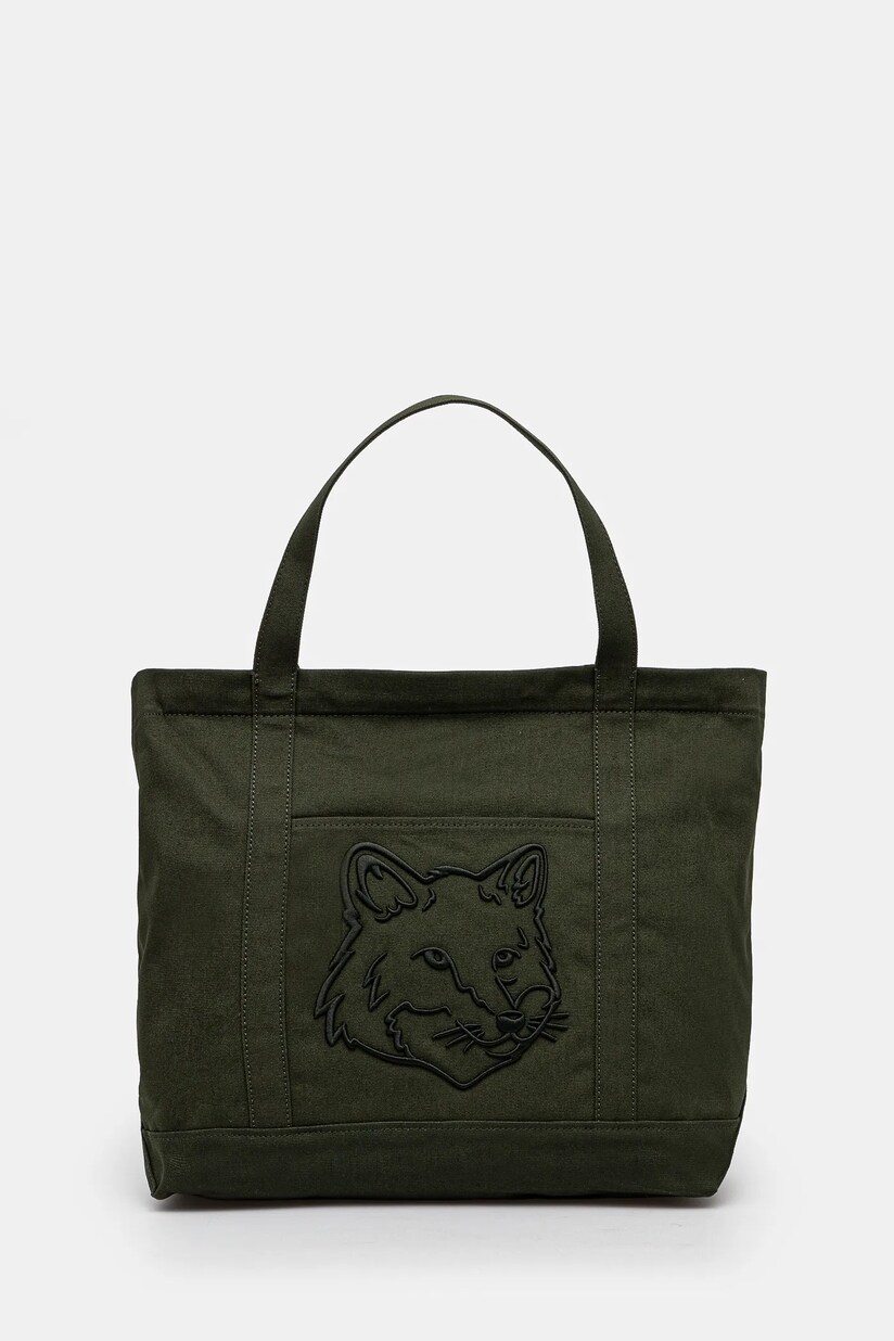 Maison Kitsuné cotton bag Fox Head Xl Tote PRM EU