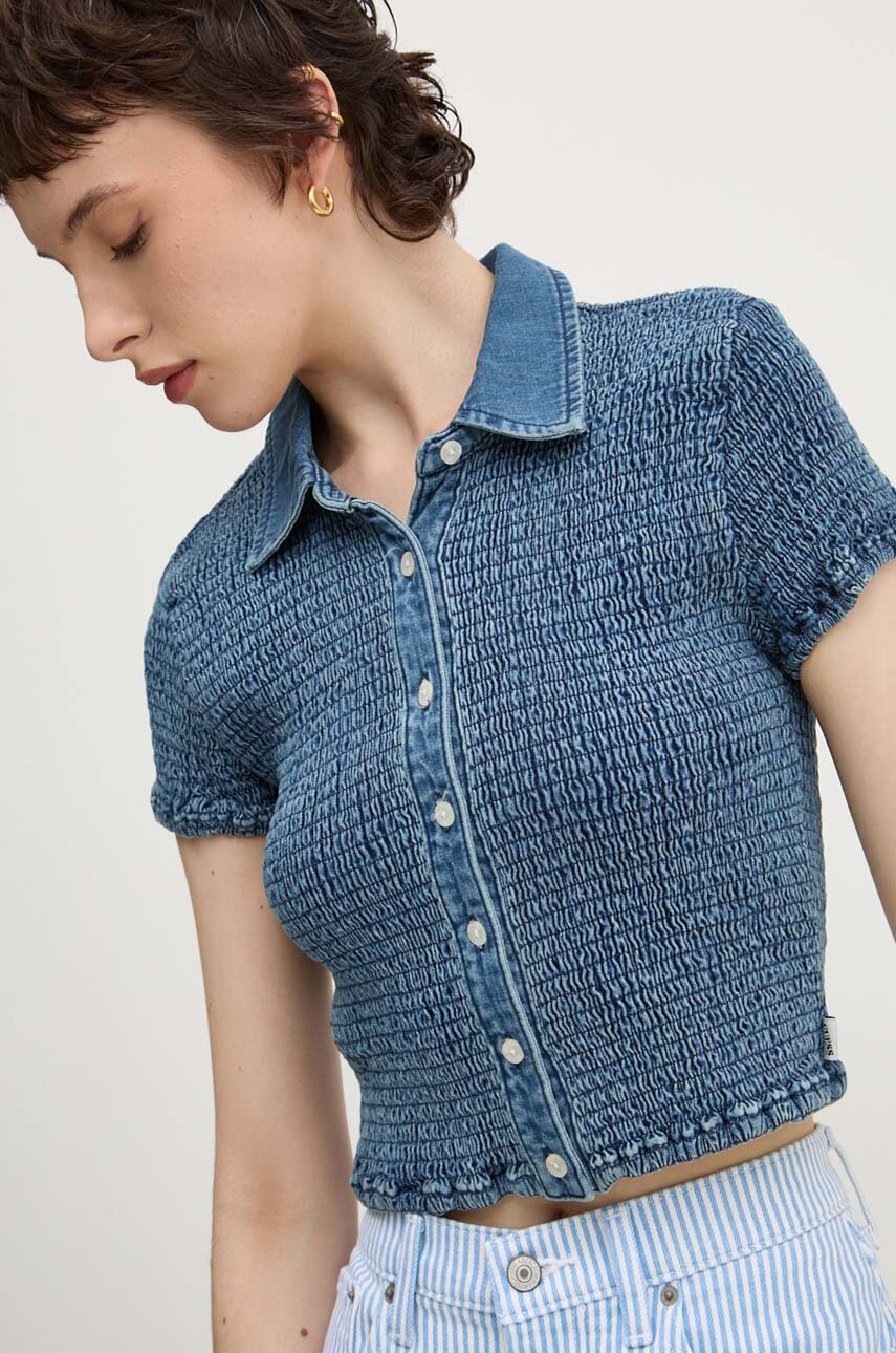 Camicia jeans donna guess best sale