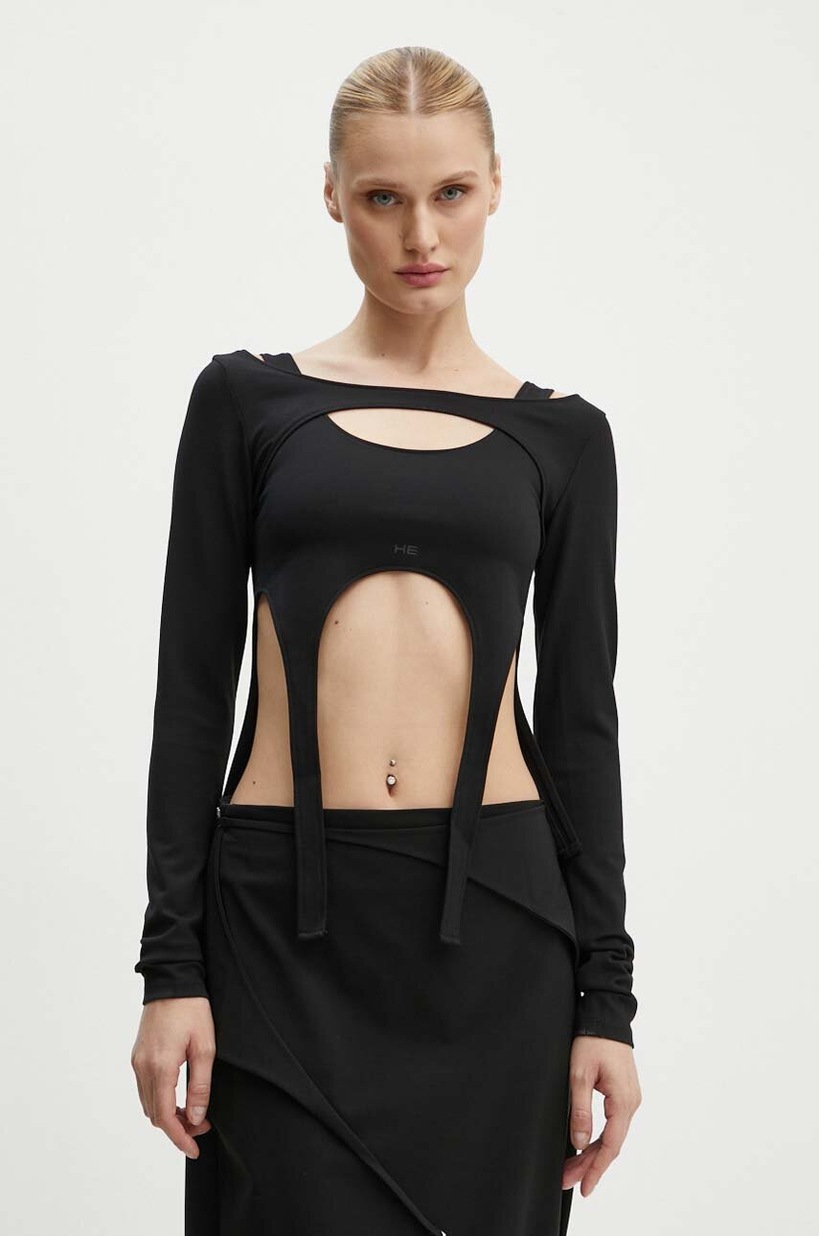ワンピース HELIOT EMIL Woman Dress Black 11066 BLK01 Heliot Emil top PRM EU