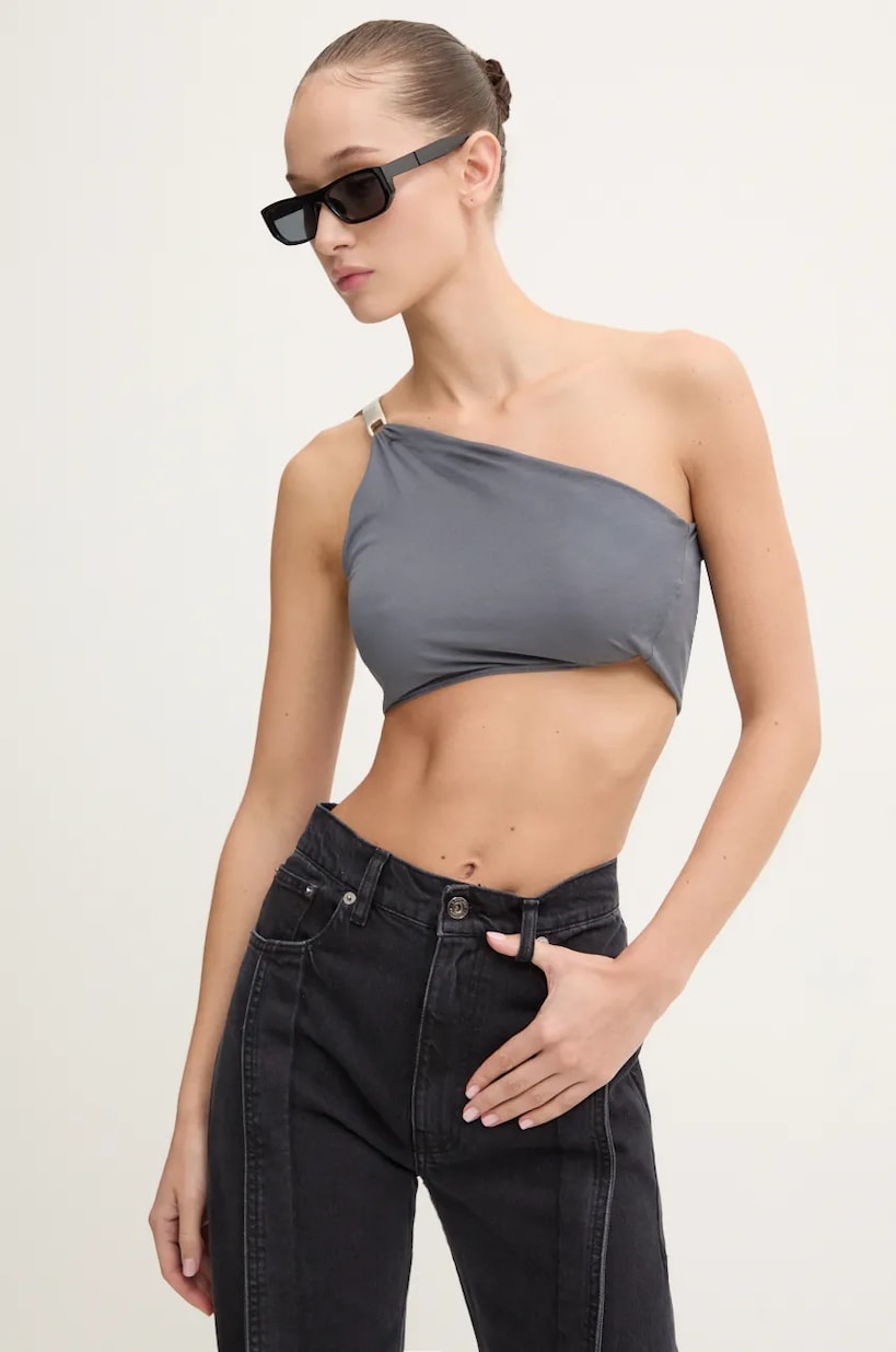 Rick Owens Lilies top women's gray color LI02D5192RV at PRM US Rick Owens Lilies top women's gray color LI02D5192RV at PRM US