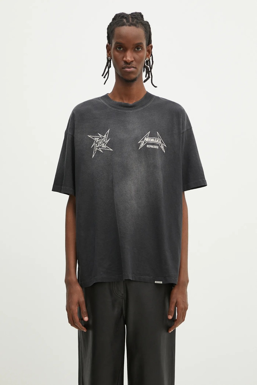 REPRESENT｜ (OCM41114 158) Represent Outlet: T-shirt men - Black | Represent t-shirt