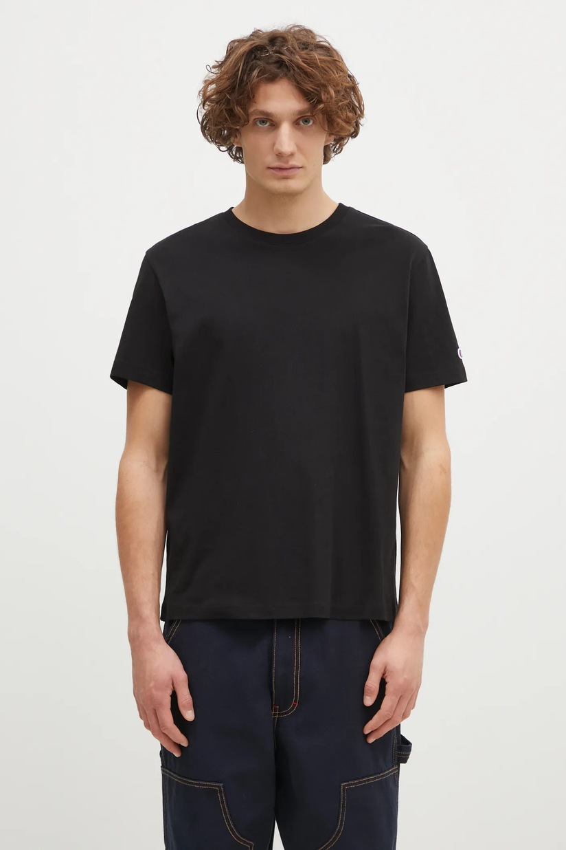 Champion cotton t-shirt men's white color 219998 at PRM US