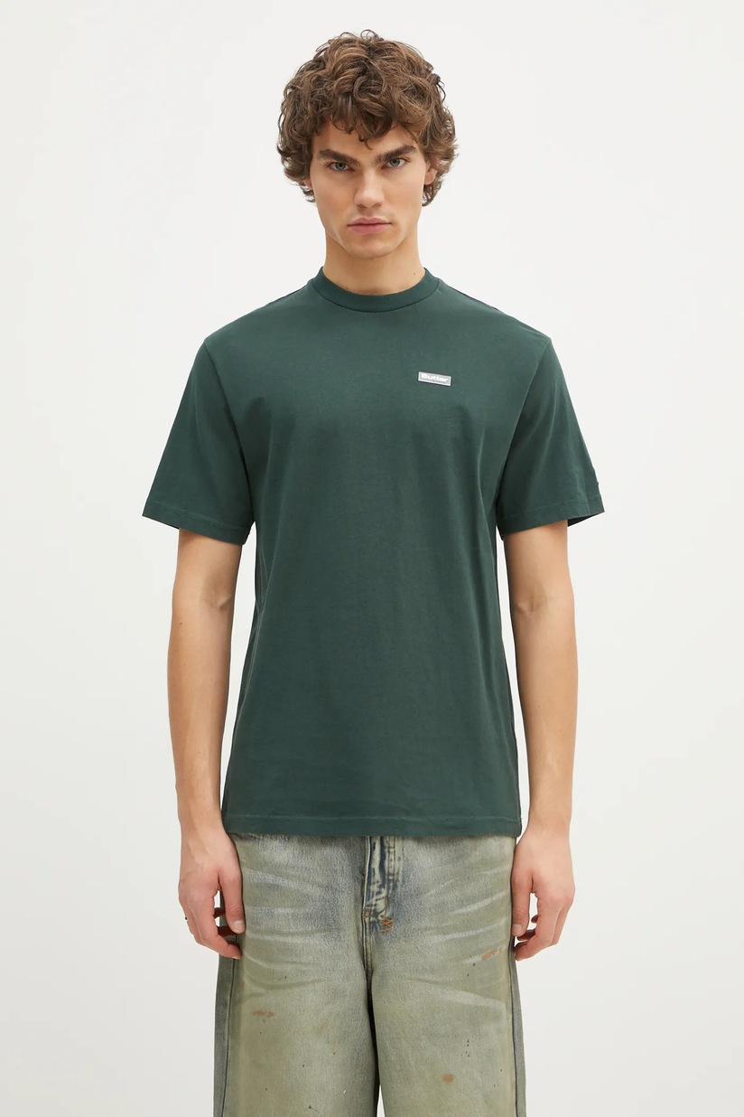 NEIGHBORHOOD t-shirt Tee SS-1 men's green color smooth 241PCNH
