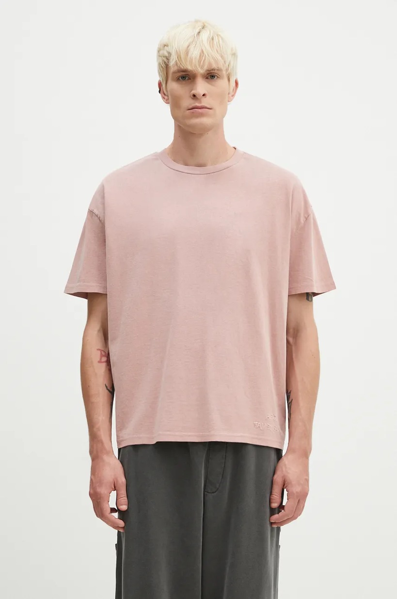 A.P.C. cotton t-shirt standard rue madame GOTS black color