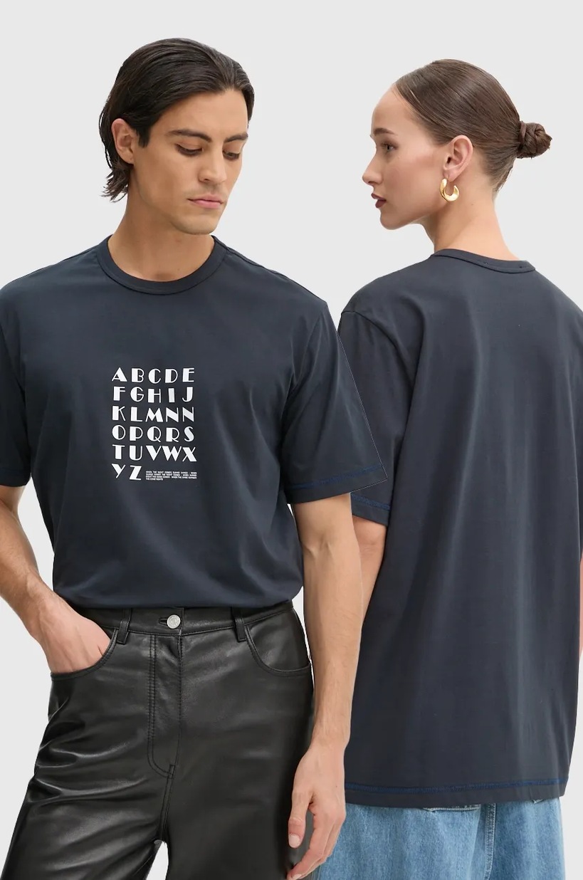 Tシャツ・カットソー SUNNEI Men T-shirt Multicolor RTWXTOP010 8184 Sunnei cotton t-shirt yellow color RTWXJER008 at PRM US