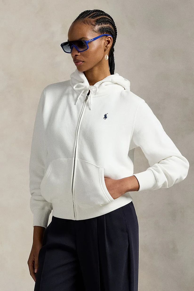Кофта adidas Originals Adicolor женская цвет белый узор JC5806 на PRM