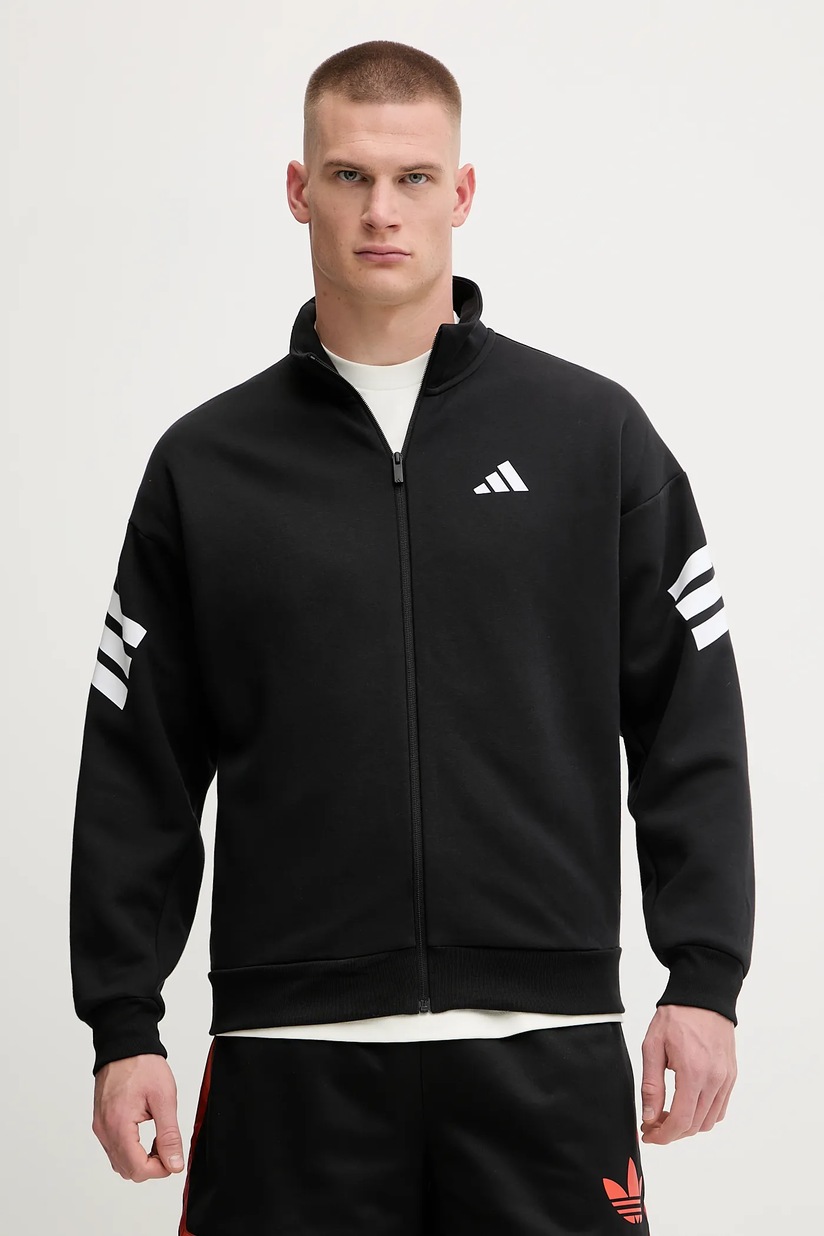 Кофта adidas Future Icons цвет чёрный с принтом JD4885 | ANSWEAR.ua