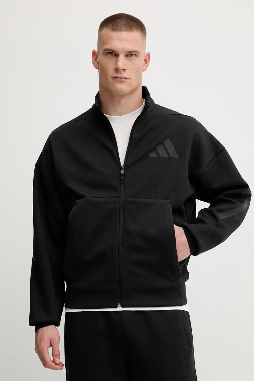 Кофта adidas x Z.N.E цвет чёрный однотонная JM6058 | ANSWEAR.ua