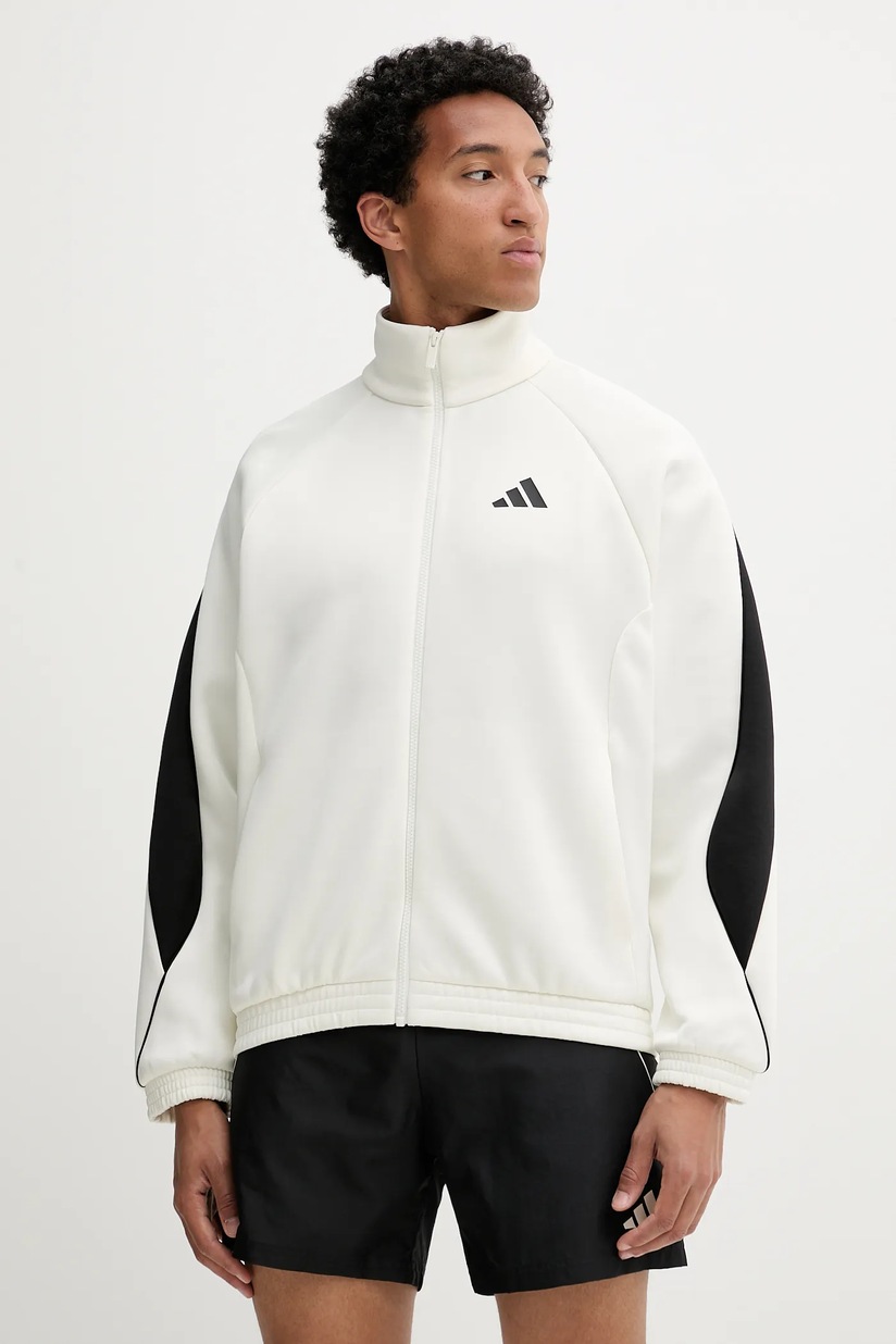 Кофта adidas Stadium цвет бежевый узор JX5618 | ANSWEAR.ua