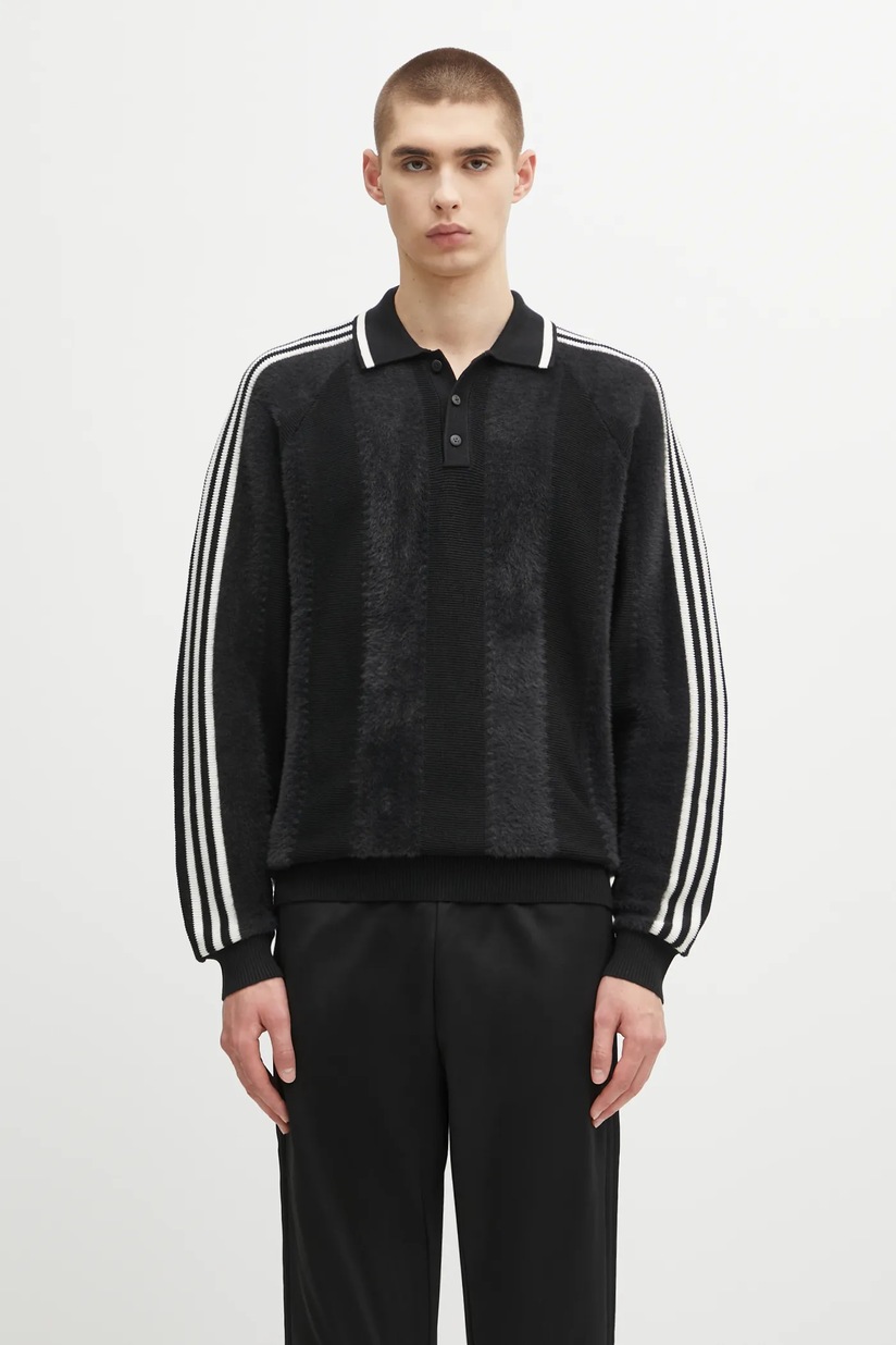 adidas Originals wool blend sweater Knitted Jersey black color