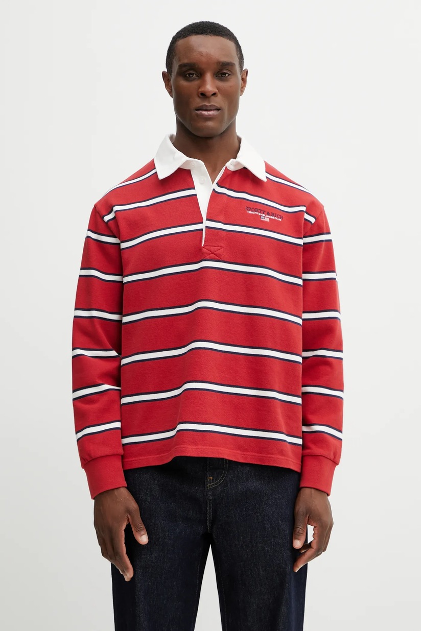 Polo Ralph Lauren cotton longsleeve top brown color 710681126 at