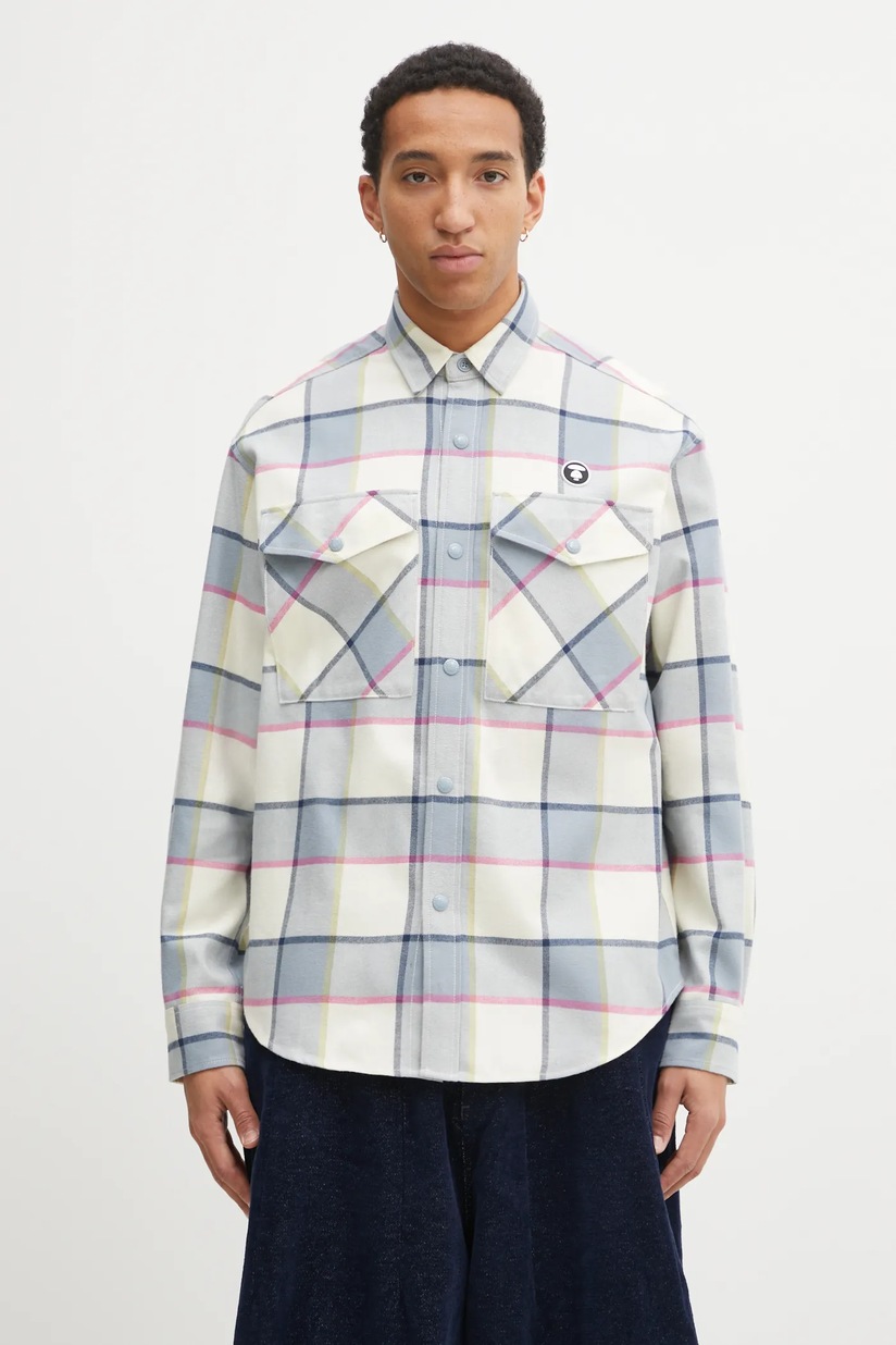 Carhartt WIP linen blend shirt Walter green color relaxed I033578