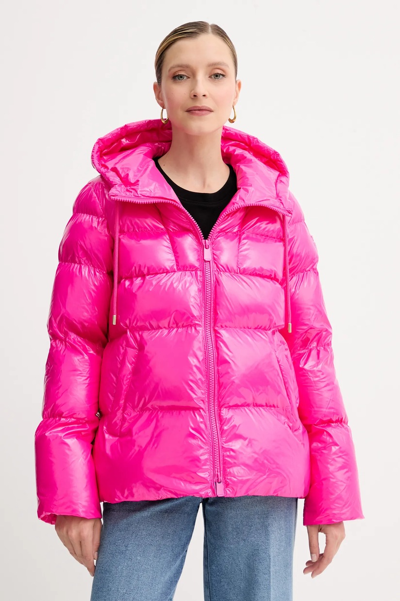Pinko geaca femei, culoarea roz, de iarna | ANSWEAR.ro