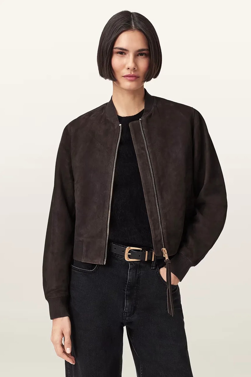 Куртка с примесью шерсти Weekend Max Mara ALFREDO цвет коричневый