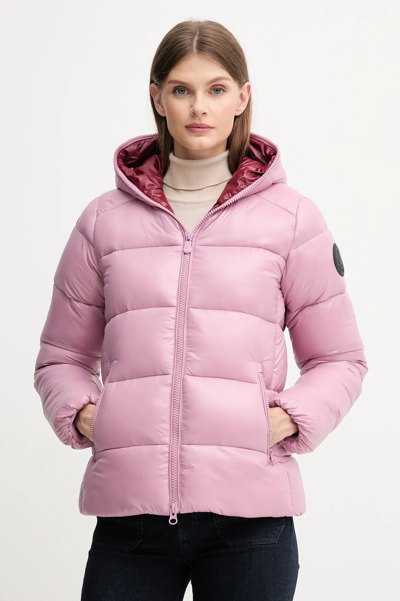 Pinko geaca femei, culoarea roz, de iarna | ANSWEAR.ro