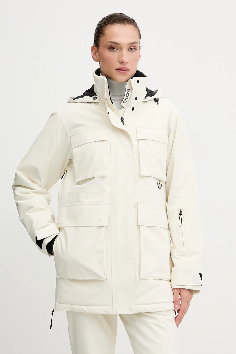 未使用★GIORGIO ARMANI★ホワイト★ヘリンボーン織★ブルゾン Лыжный комбинезон EA7 Emporio Armani Kitzbuhel Softshell цвет