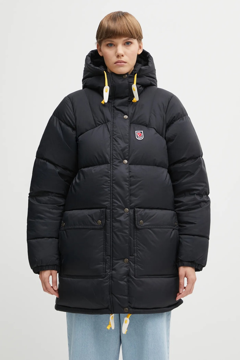 adidas Originals palton Tcoat Twill femei, culoarea negru, de