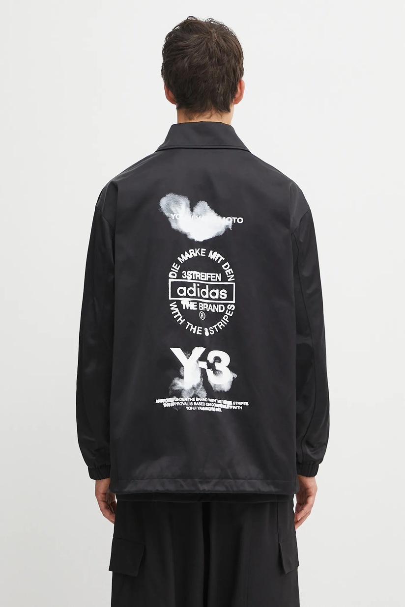 Y-3 jacket Gore-Tex Parka black color JW4619 at PRM US