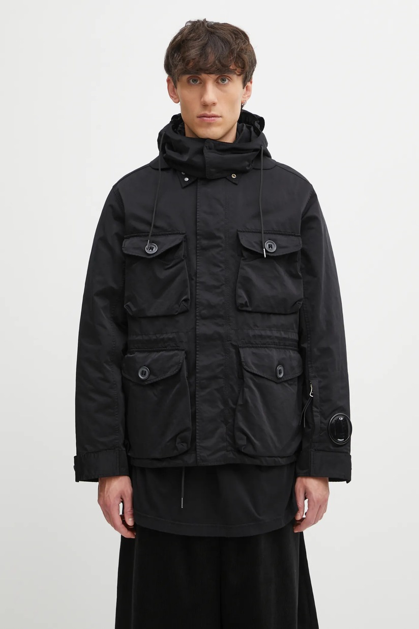 Maharishi jacket men's black color at PRM US