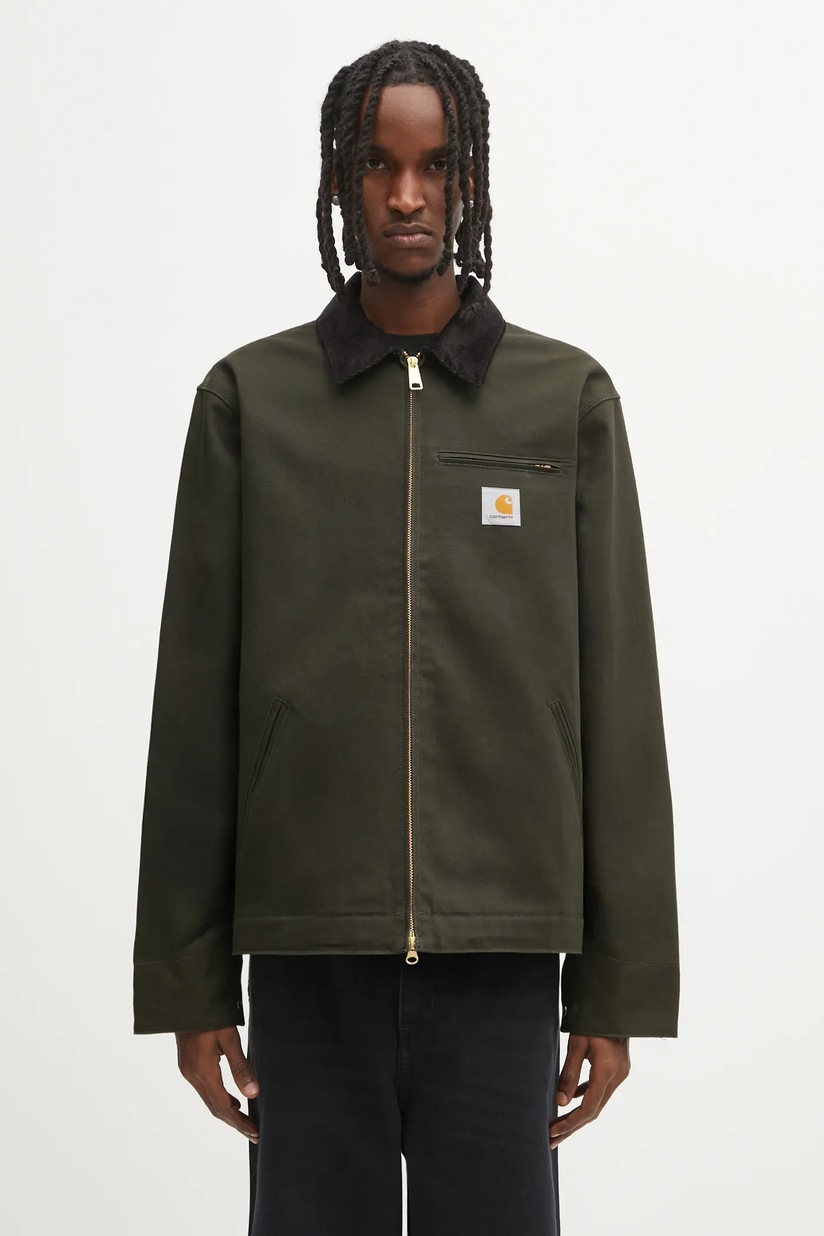 Carhartt WIP denim jacket OG Santa Fe men's black color I034314