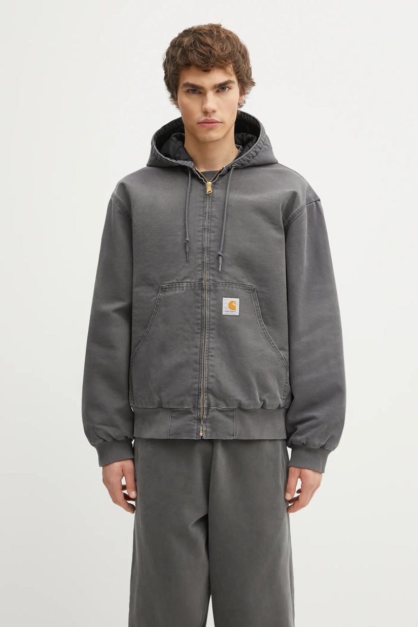 Human Made jacket Animal Fleece Jacket men's gray color HM28JK038