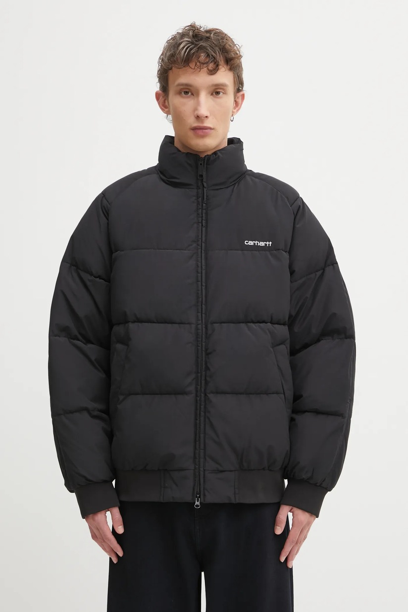 Carhartt WIP jacket Nebraska Jacket black color I035345.0D2XX at