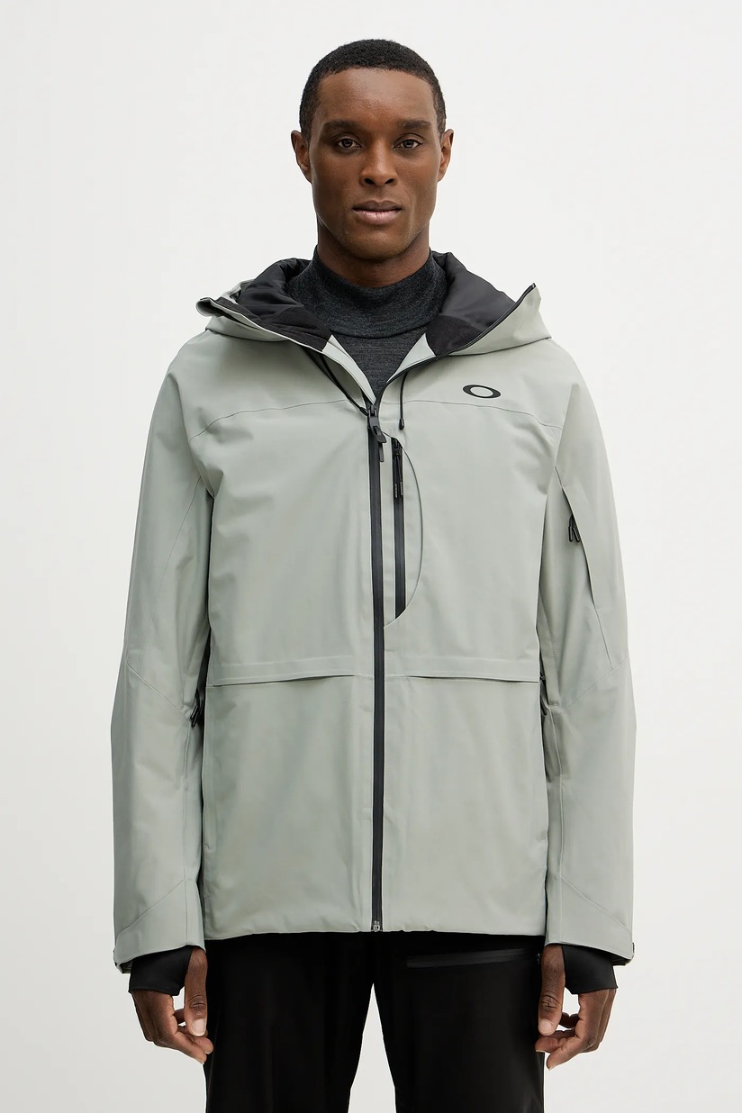 Лыжная куртка Oakley CANOPY цвет серый FOA407383 | ANSWEAR.ua