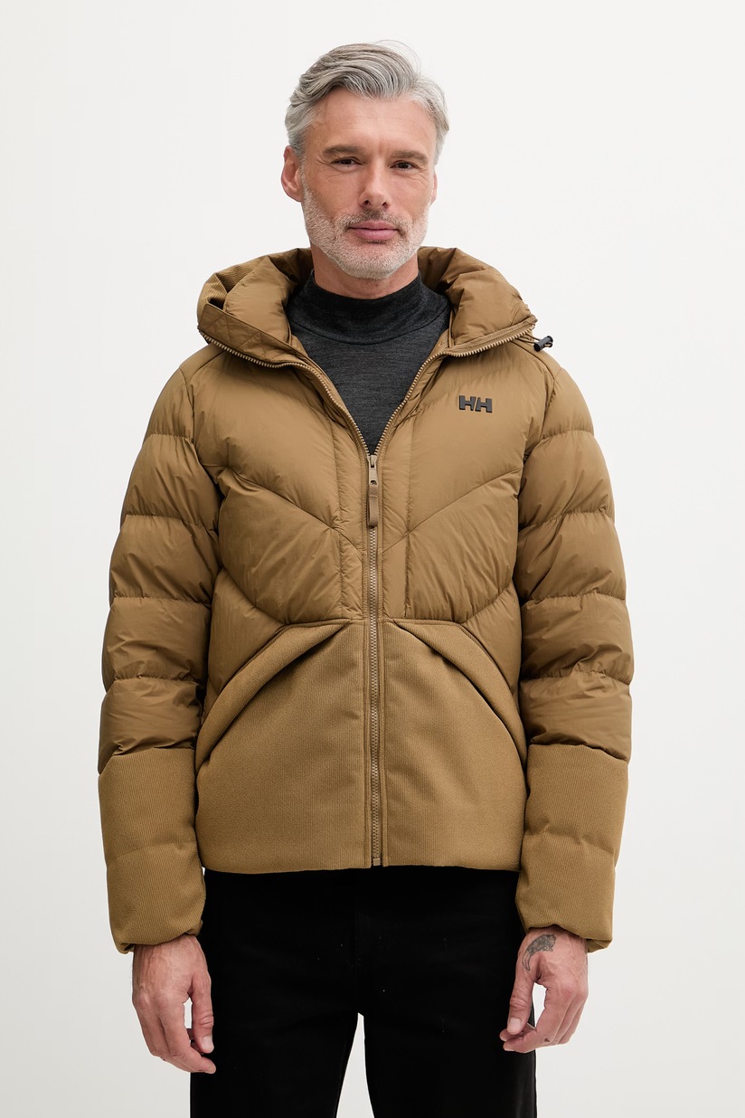 Пуховая куртка Hackett London мужская цвет зелёный зимняя HM403217