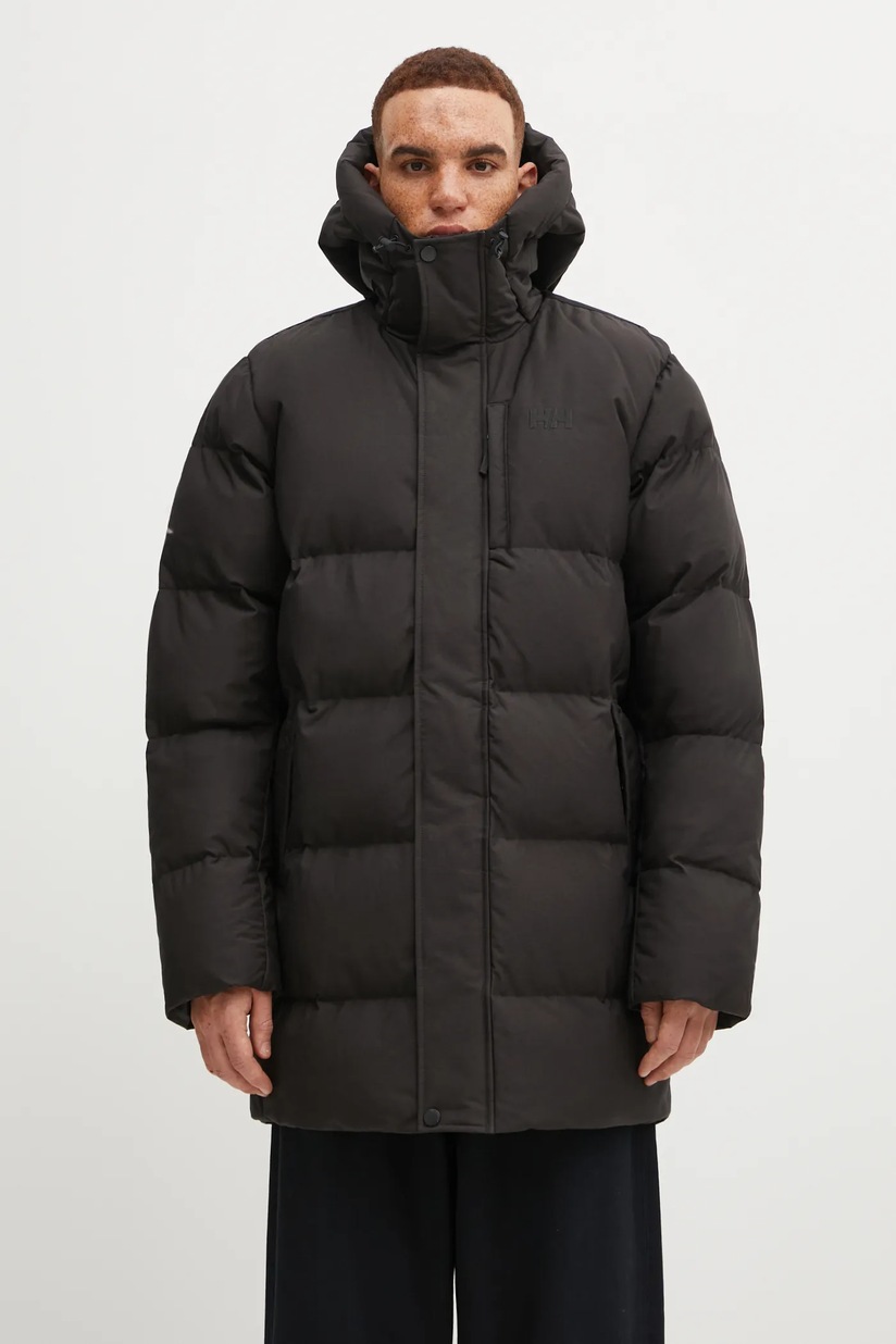 A.P.C. jacket Parka Hector men's black color at PRM US