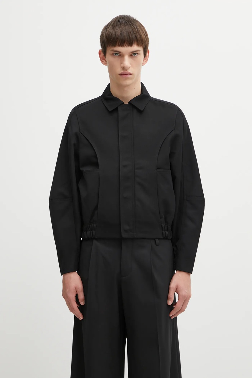Kenzo down jacket Weave Down Kimono men's black color FE65MA1459NL
